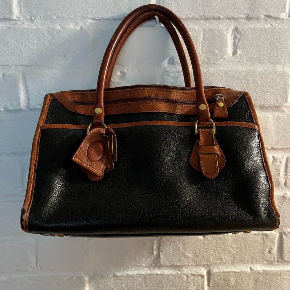 Liz Claiborne vintage leather handbag